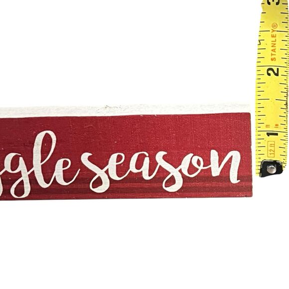 Hobby Lobby Set of 2 Small Wood Decorative Signs Christmas Decor JOY - Picture 6 of 10